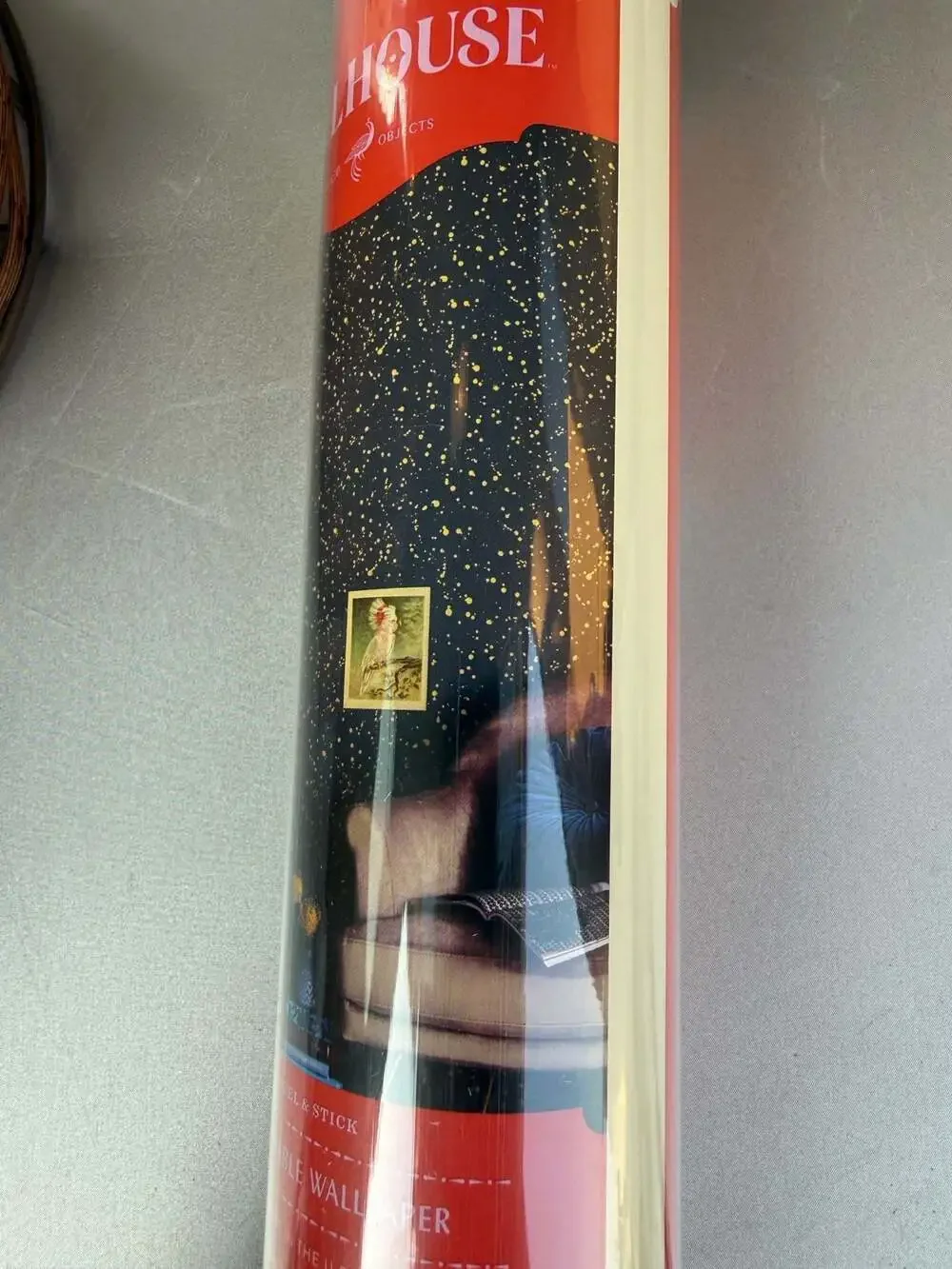 Opalhouse Celestial Navy and Gold Star Pattern Peel & Stick Removable Wallpaper